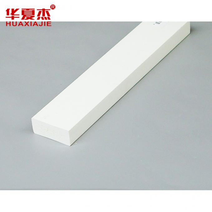 Σαφές άσπρο υγιές σχήμα παραθύρων εγχώριου πλαστικό PVC διακοσμήσεων απορρόφησης ανθεκτικό στη θερμότητα εσωτερικό ανώτατο εξωτερικό