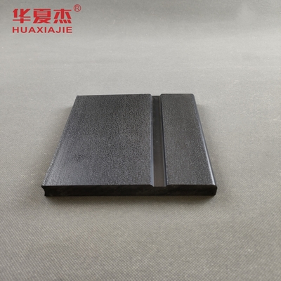 Μαύρη πλακέτα φούστες PVC 150mm πλακέτα βάσης PVC εσωτερική διακόσμηση