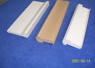 Άσπρα διακοσμητικά σχήματα 7ft Backband Astragal PVC απόδειξης νερού για την πόρτα
