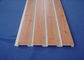 Πλαστικές Slat Taupe επιτροπές τοίχων/ξύλινες επιτροπές τοίχων WPC για τα ράφια