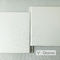 Εσωτερικό άσπρο τοποθετημένο σε στρώματα χρώμα 600mm πλάτος Χ επιτροπής τοίχων Wpc πάχος 9mm