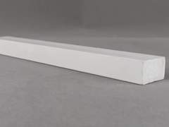 Huaxiajie εργοστάσιο άμεση νέα υψηλή γυαλιστερή pvc οροφή στεφάνη καλούπι για καθιστικό pop δωμάτιο