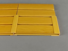 Factory Direct Supply Plastic Composite False slatwall ράφι επίδειξης για τον τοίχο οθόνης