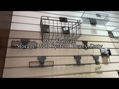 Προσαρμοσμένο Φιξάρισμα Πίνακες τοίχων Slat γκρι pvc γκαράζ εσωτερικό πάνελ