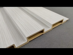 wood grain WPC Wall Panel For Indoor / Outdoor Wall Decoration