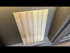 Στεγανή σύνθετη επιτροπή τοίχων WPC εύκολη να εγκαταστήσει και να καθαρίσει 200sqm MOQ