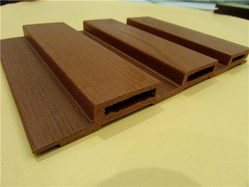 Αλεξίπυρη ξύλινη τυπωμένη σιτάρι επιτροπή τοίχων WPC για τη διακόσμηση 198 * 16mm