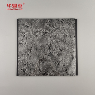 Καλή τιμή Υψηλή λάμψη Μαύρο Πίνακα με Sliver Halo Pattern Πίνακες τοίχου PVC Luxury Design Πίνακα PVC για διακόσμηση σπιτιού σε απευθείας σύνδεση