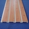 Φυσικό ξύλινο PVC επιτροπής Slatwall σιταριού διακοσμητικό με τους γάντζους μετάλλων