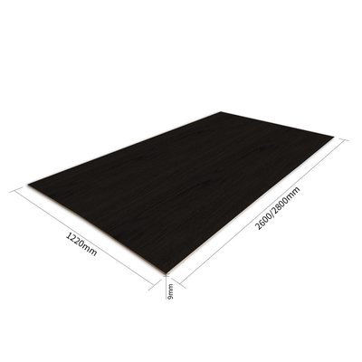 Πυρίμαχα 1.22m X 2.8m μαύρο PVC πινάκων αφρού για το σχέδιο αιθουσών