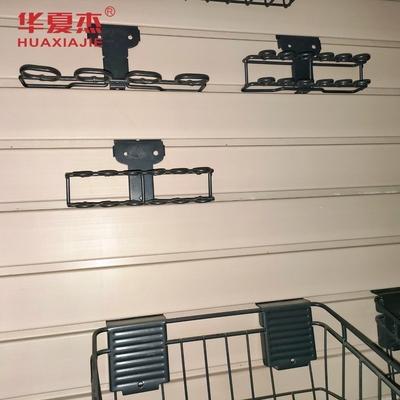 1.7kg/M εύκολη εγκατάστασης PVC Slatwall επιτροπών εσωτερική επιτροπή τοίχων γκαράζ διακοσμήσεων υλική