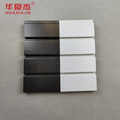 1.7kg/M εύκολη εγκατάστασης PVC Slatwall επιτροπών εσωτερική επιτροπή τοίχων γκαράζ διακοσμήσεων υλική