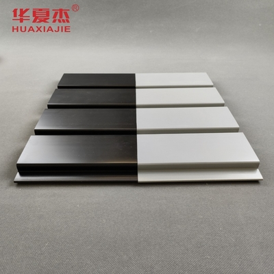 1.7kg/M εύκολη εγκατάστασης PVC Slatwall επιτροπών εσωτερική επιτροπή τοίχων γκαράζ διακοσμήσεων υλική