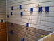 Επιτροπές PVC Slatwall κοu'φωμάτων επίδειξης, επιτροπές τοίχων αποθήκευσης για το κατάστημα
