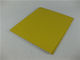 Κίτρινες τοποθετημένες σε στρώματα ανώτατες επιτροπές PVC, επιτροπές στεγών PVC μόνωσης θερμότητας