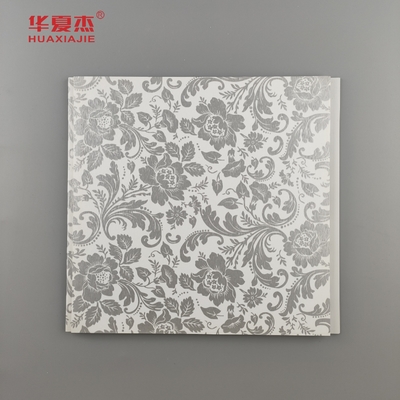 Ζεστή πώληση Floral Design PVC Wall Panel Country Style Frosted Texture Laminated Pvc Panel Για τοίχο διακόσμηση