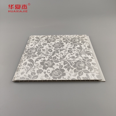 Ζεστή πώληση Floral Design PVC Wall Panel Country Style Frosted Texture Laminated Pvc Panel Για τοίχο διακόσμηση