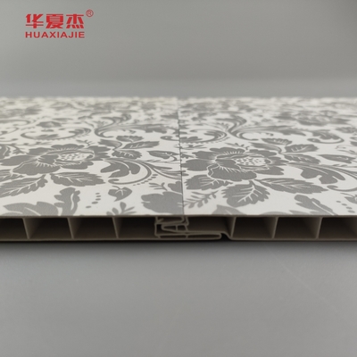 Ζεστή πώληση Floral Design PVC Wall Panel Country Style Frosted Texture Laminated Pvc Panel Για τοίχο διακόσμηση