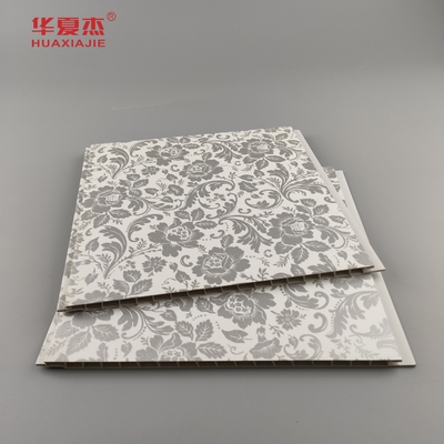 Ζεστή πώληση Floral Design PVC Wall Panel Country Style Frosted Texture Laminated Pvc Panel Για τοίχο διακόσμηση