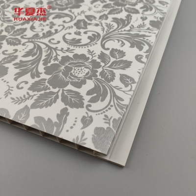 Ζεστή πώληση Floral Design PVC Wall Panel Country Style Frosted Texture Laminated Pvc Panel Για τοίχο διακόσμηση
