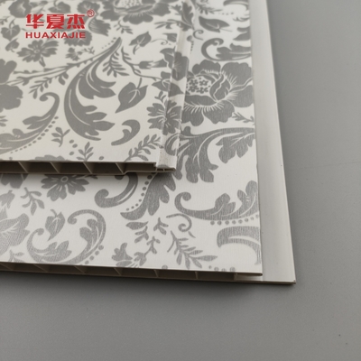 Ζεστή πώληση Floral Design PVC Wall Panel Country Style Frosted Texture Laminated Pvc Panel Για τοίχο διακόσμηση