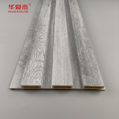 Εμπορεμπόριο Design Grey Wood Fluted Wpc Panel Wall Decorations For Home Luxury Wpc Wall Panel Ηλεκτρονικά υλικά για το σπίτι