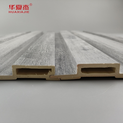 Εμπορεμπόριο Design Grey Wood Fluted Wpc Panel Wall Decorations For Home Luxury Wpc Wall Panel Ηλεκτρονικά υλικά για το σπίτι