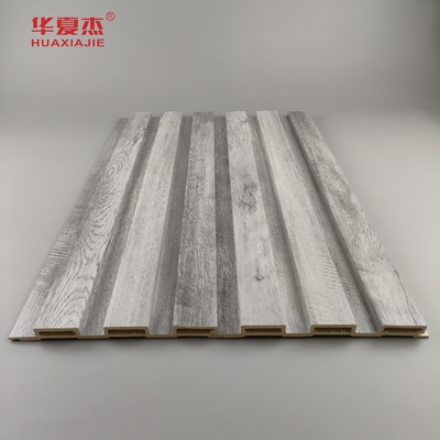 Εμπορεμπόριο Design Grey Wood Fluted Wpc Panel Wall Decorations For Home Luxury Wpc Wall Panel Ηλεκτρονικά υλικά για το σπίτι