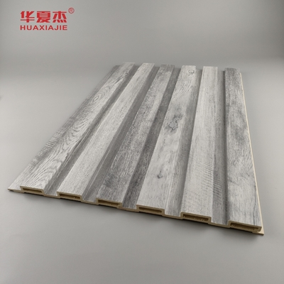 Εμπορεμπόριο Design Grey Wood Fluted Wpc Panel Wall Decorations For Home Luxury Wpc Wall Panel Ηλεκτρονικά υλικά για το σπίτι