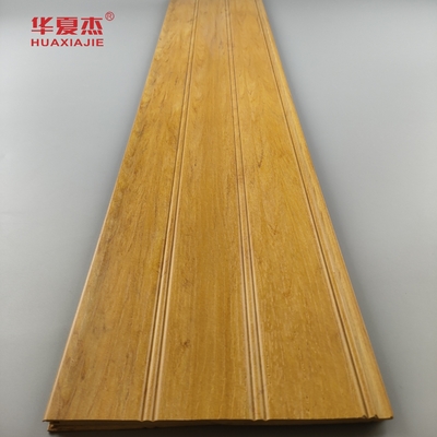 Φύση ξύλο Wpc Wainscoting Πίνακες Αδιάβροχο Wpc τοίχωμα Πίνακα Wainscot Για διακόσμηση μπάνιου