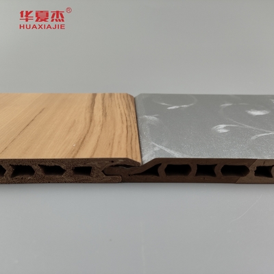 2024 Νέο Σχεδιασμός Sliver Luxury Pattern / Nature Woodgrain Wpc Πίνακες Για Διακόσμηση Τείχους