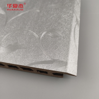 2024 Νέο Σχεδιασμός Sliver Luxury Pattern / Nature Woodgrain Wpc Πίνακες Για Διακόσμηση Τείχους