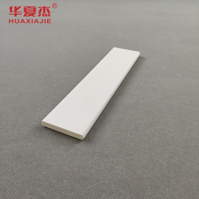 Άσπρα διακοσμητικά σχήματα 7ft Backband Astragal PVC απόδειξης νερού για την πόρτα