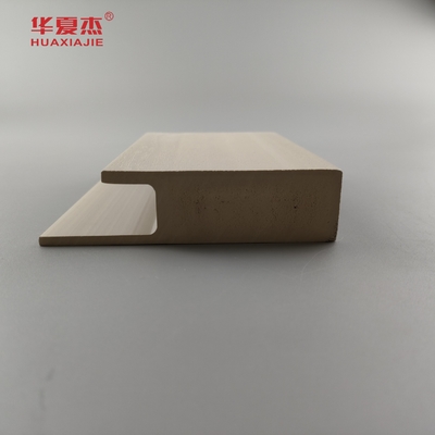 Υψηλής ποιότητας Wpc Flat Casing J Channel Wood Grain Wpc Πύλη Φρέμα και Jamb εσωτερική διακόσμηση σπιτιού