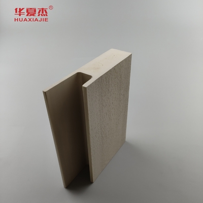 Υψηλής ποιότητας Wpc Flat Casing J Channel Wood Grain Wpc Πύλη Φρέμα και Jamb εσωτερική διακόσμηση σπιτιού