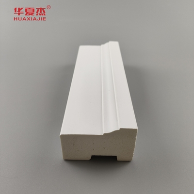 Αξία κόστους wpc Brickmold 2'' κόκκους ξύλου pvc πλαισίου πόρτας πλυντήριο αδιάβροχη διακόσμηση σπιτιού/γραφείου