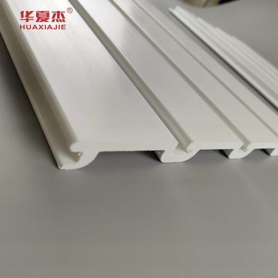Υψηλής ποιότητας PVC Slatwall PVC Πίνακα γκαράζ τοίχος Φρέμα Αδιάβροχο Για διακόσμηση