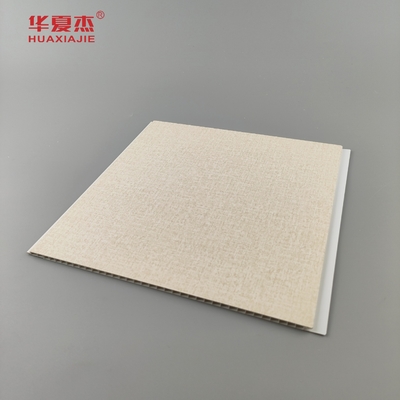 Νέο σχεδιασμό στρωμένο 250x5mm πίνακα τοίχου PVC ξύλινο σπόρο ταβάνια οροφής εσωτερική και εξωτερική διακόσμηση
