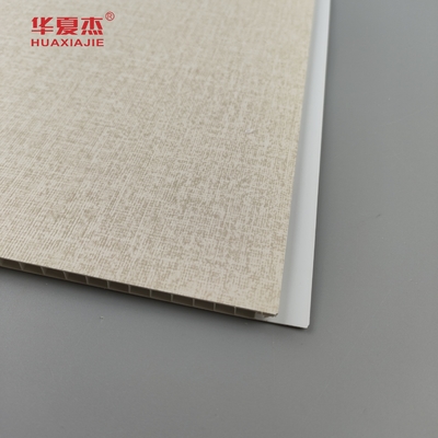 Νέο σχεδιασμό στρωμένο 250x5mm πίνακα τοίχου PVC ξύλινο σπόρο ταβάνια οροφής εσωτερική και εξωτερική διακόσμηση