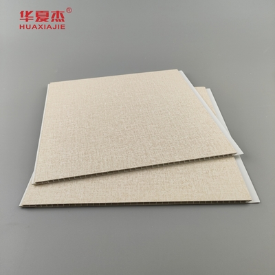 Νέο σχεδιασμό στρωμένο 250x5mm πίνακα τοίχου PVC ξύλινο σπόρο ταβάνια οροφής εσωτερική και εξωτερική διακόσμηση