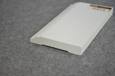 Καλή τιμή Αποικιακή περιποίηση PVC Baseboard που φορμάρει το άσπρο βινυλίου περιζώνοντας φύλλο 12ft σε απευθείας σύνδεση