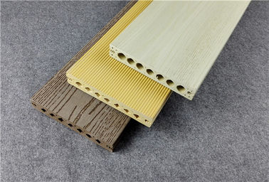 Καλή τιμή Μπεζ αληθοφανής σύνθετη ξύλινη Decking υψηλή αντίσταση στη φωτιά WPC σε απευθείας σύνδεση