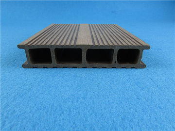 Καλή τιμή 2900mm ξύλινο πλαστικό σύνθετο WPC Decking με τετραγωνικό κοίλο SGS του ISO σε απευθείας σύνδεση
