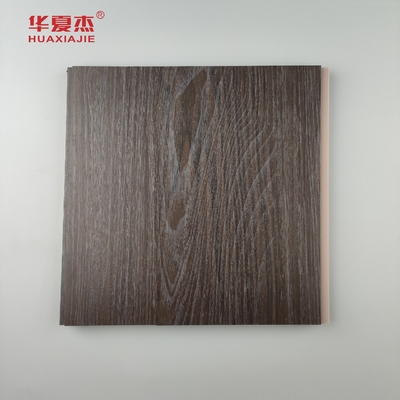 Χονδρικός πώληση Dark Wood Grain Pvc Wall Panel Moisture Proof Pvc Ceiling Panel Διακόσμηση γραφείου
