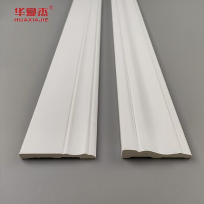Ποιότητα Λευκό pvc baseboard pvc σοβατεπί Διακοσμητικό καλούπι για διακόσμηση σπιτιού Εργοστάσιο