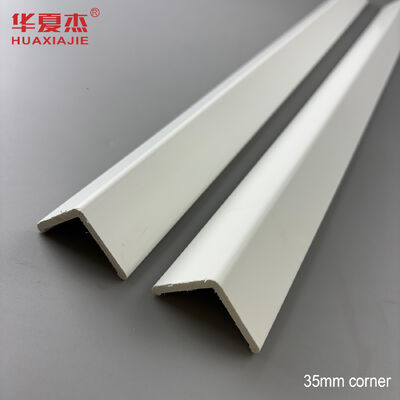 Καλή τιμή Λευκό Pvc Corner 35mm Pvc Molding αδιάβροχο και ανθεκτικό για εσωτερική διακόσμηση σε απευθείας σύνδεση