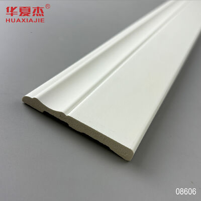 Καλή τιμή Χονδρικό σοβατεπί PVC 76x9mm Αδιάβροχο Baseboard Λευκό Μοντέρνο σε απευθείας σύνδεση