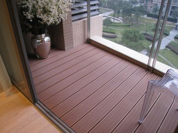 Καλή τιμή Αντισηπτική Co-extrusion σύνθετη ξυλεία Decking Wpc για το υπαίθριο δάπεδο σε απευθείας σύνδεση
