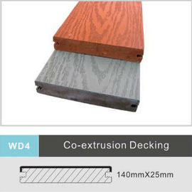 Καλή τιμή Αφρός σύνθετο WPC Decking που δαπεδώνει 140mm X 25mm UV πίνακες δαπέδων αντίστασης σε απευθείας σύνδεση